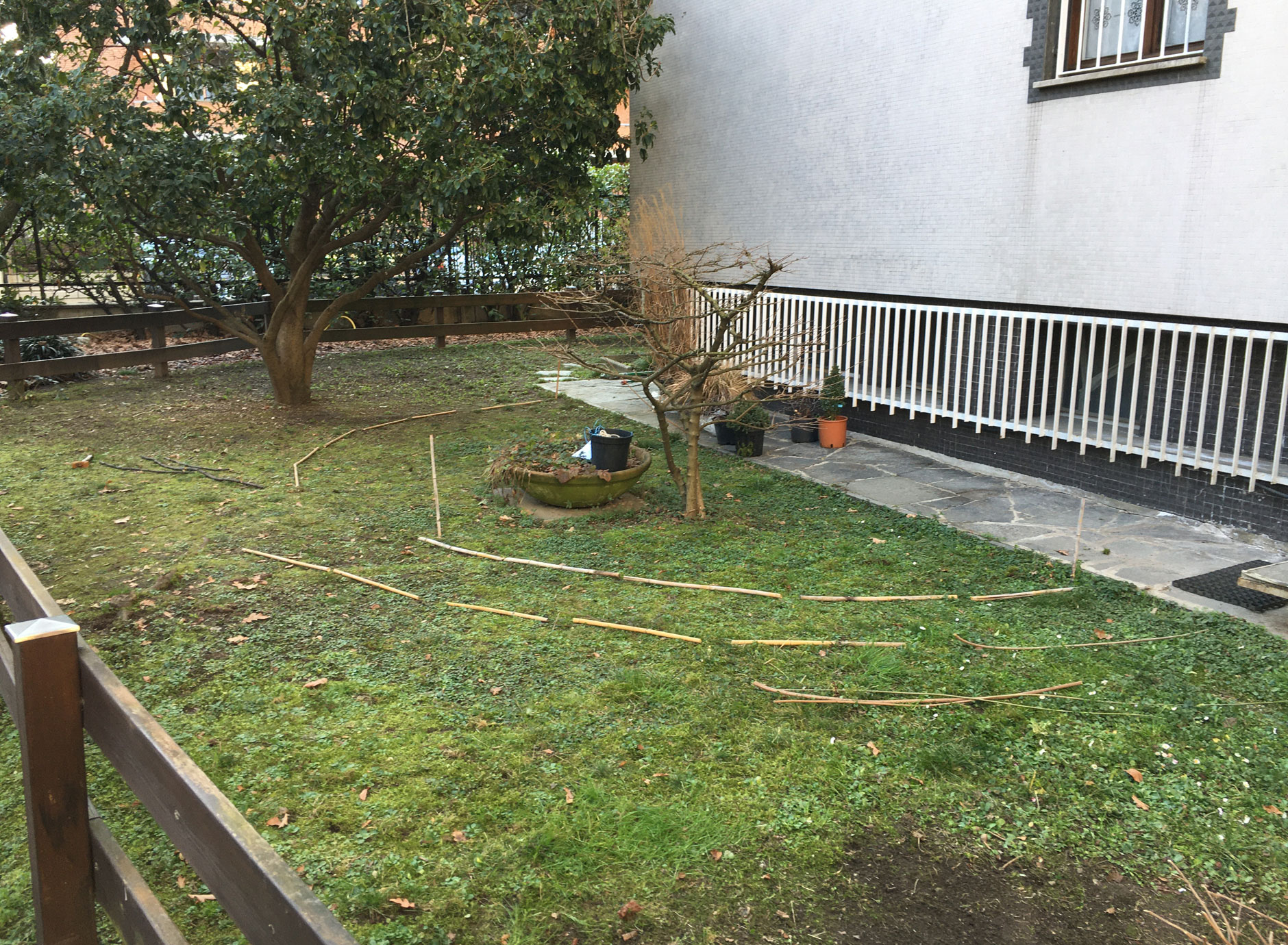 Piccolo giardino in condominio