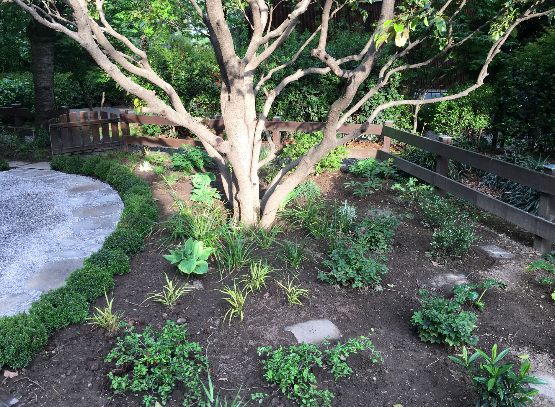 Piccolo giardino in condominio