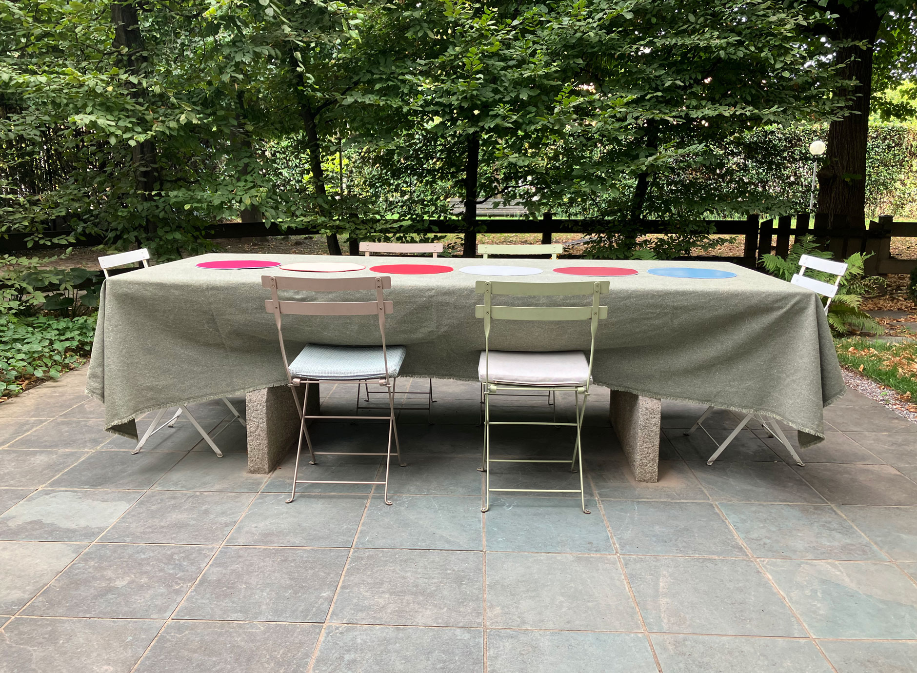Salotto in giardino
