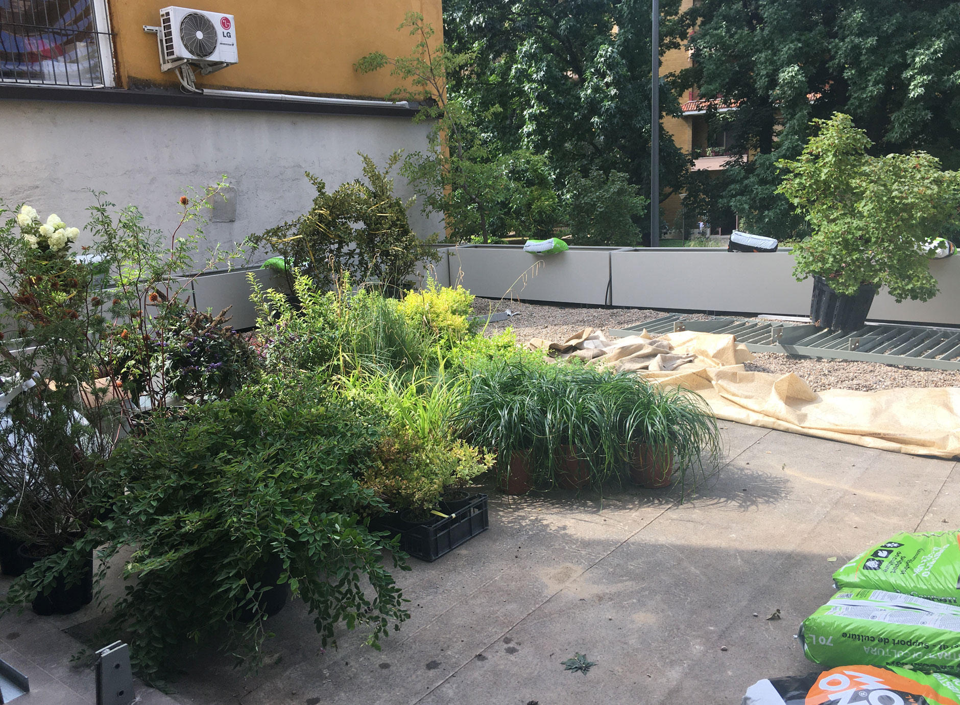 Terrazza come spazio comune