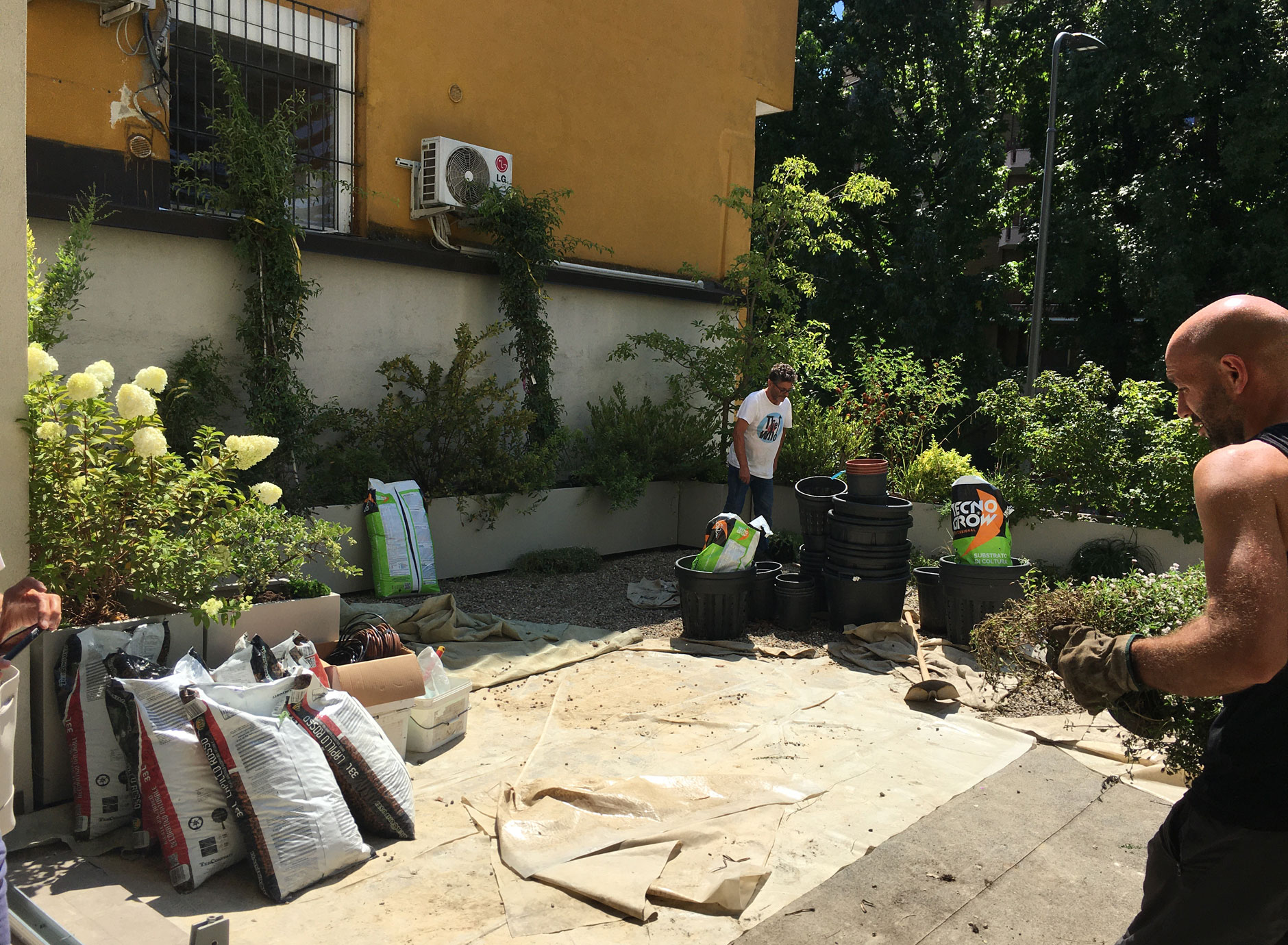 Terrazza come spazio comune