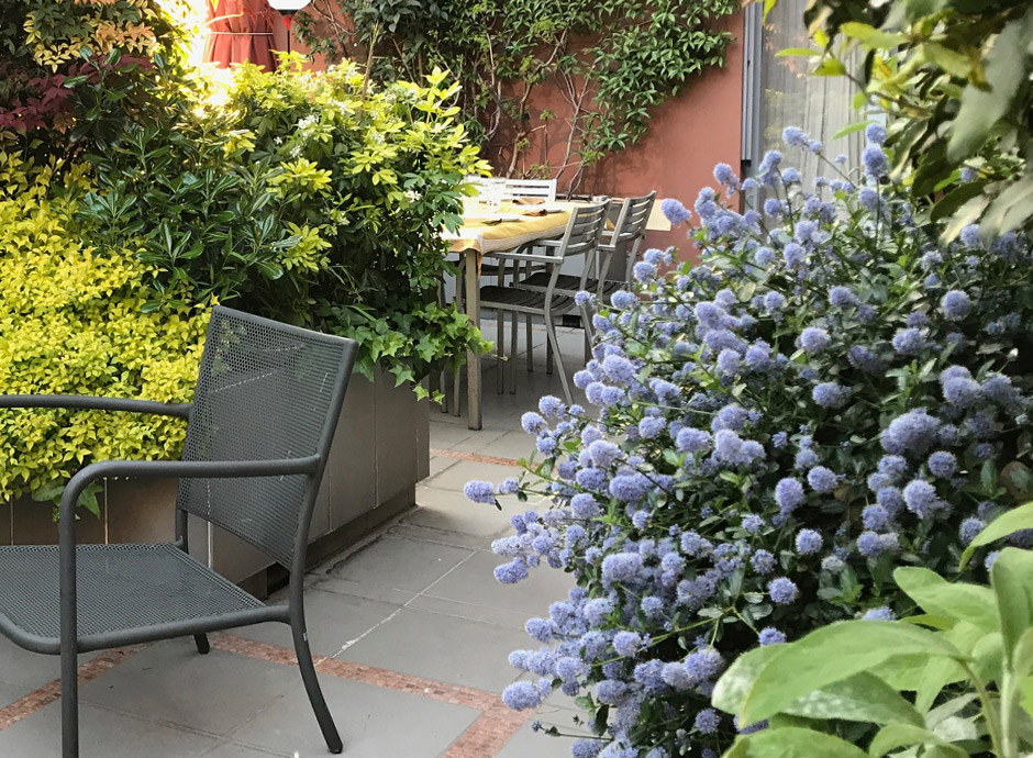 Un terrazzo come giardino