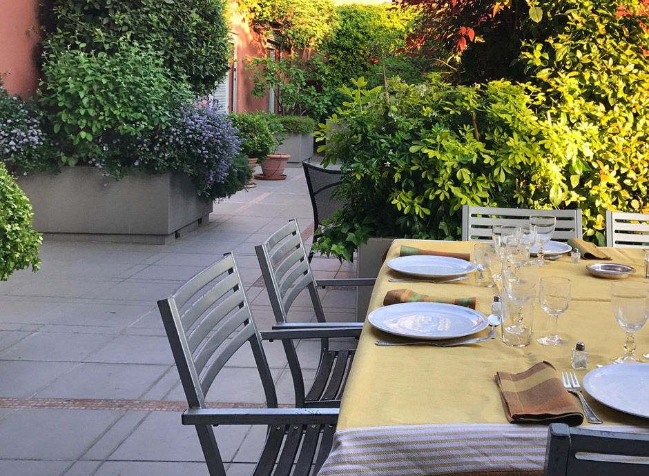 Un terrazzo come giardino